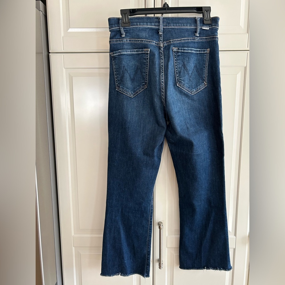 MOTHER-THE HUSTLER ANKLE FRAY Straight,cropped Jeans - Picture 2 of 7